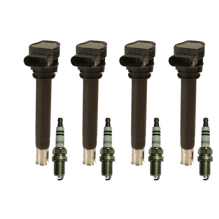 Audi VW Ignition Coil Kit - 07K905715G - Bosch